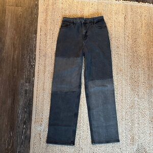 Hollister Women's Black Straight Leg Jeans